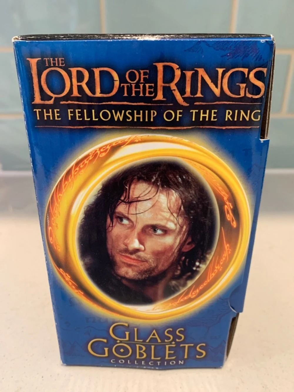 The Lord of the Rings Fellowship of the Ring Glass Goblets Collection
